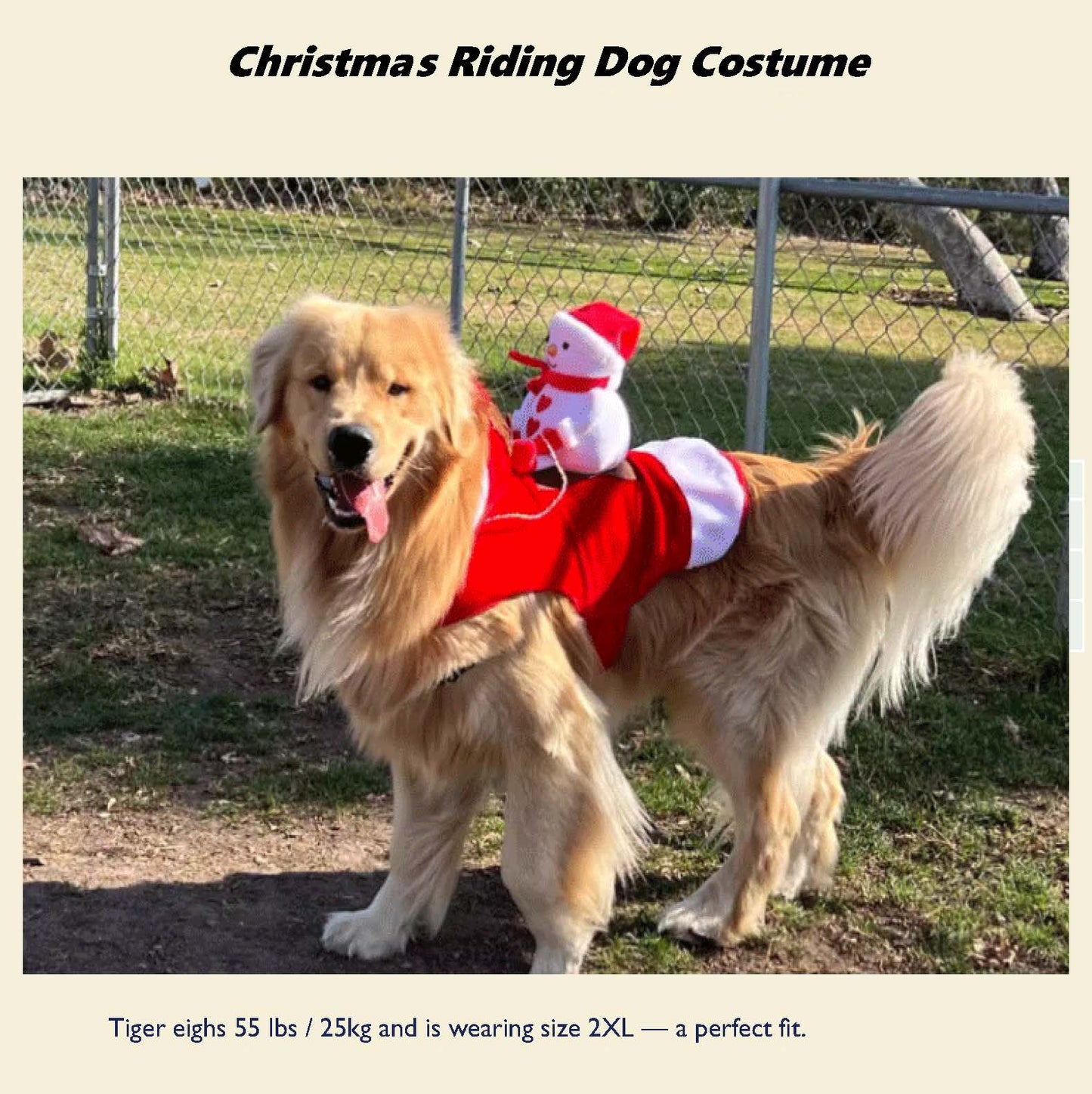 Christmas  Dog Costume – Funny Holiday Outfit