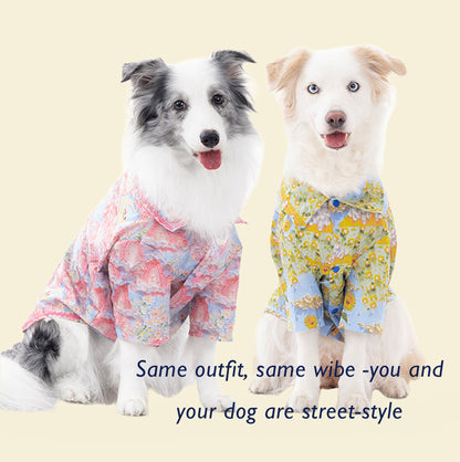 Bloom Dog  Blouse  – Balloon Skirt Inspired by Monet | Cute Dog Clothes