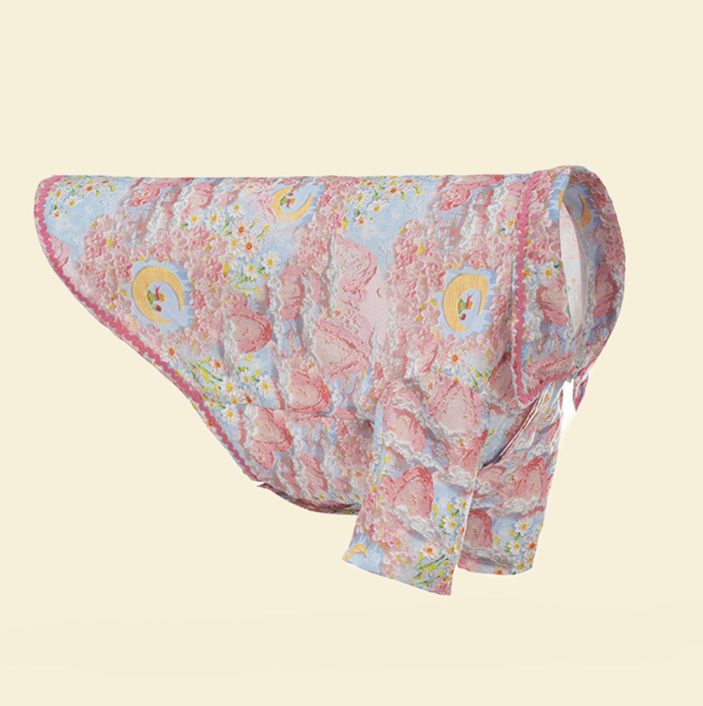 Bloom Dog  Blouse  – Balloon Skirt Inspired by Monet | Cute Dog Clothes