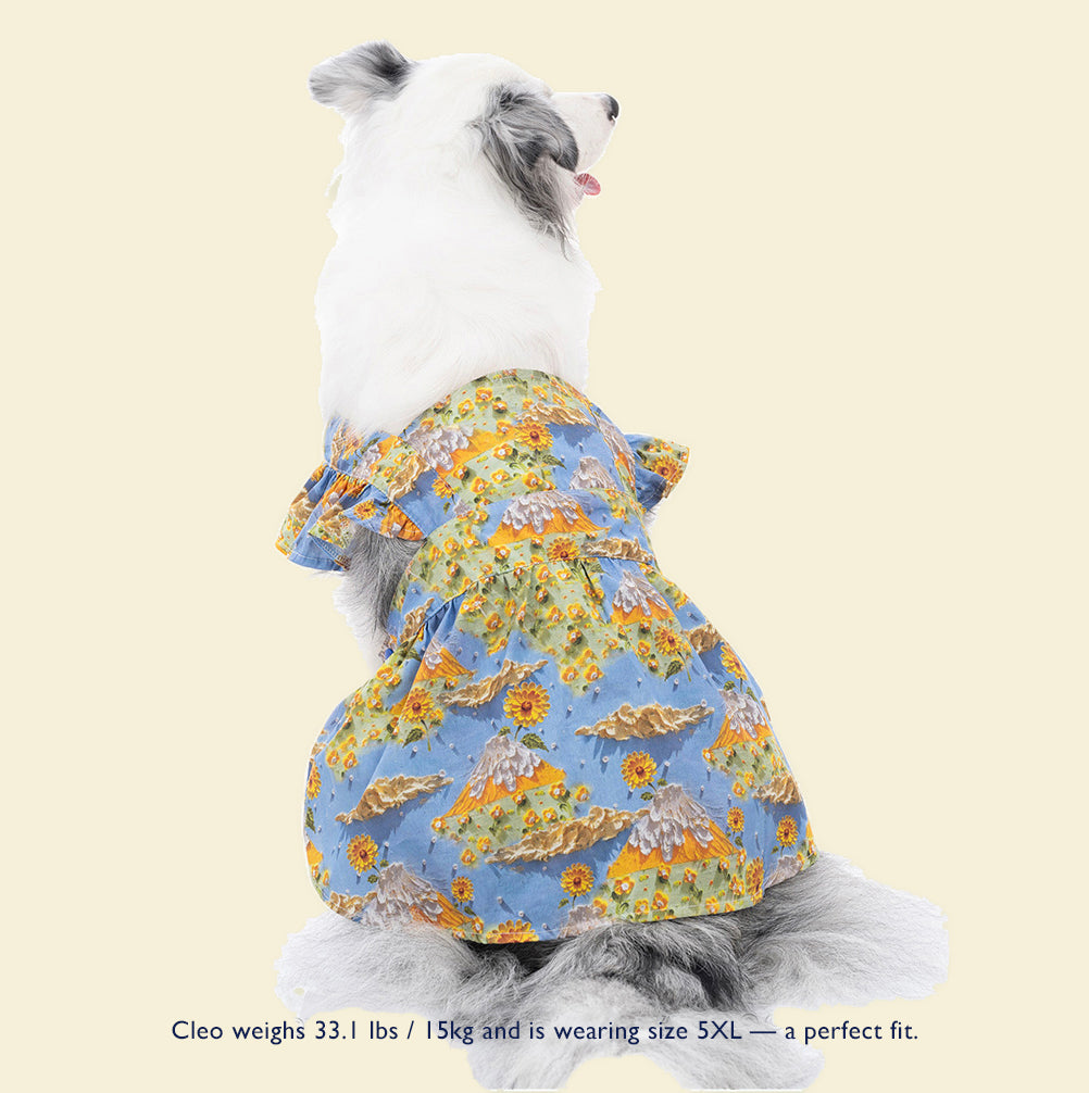 Bloom Dog  Skirt  – Balloon Skirt Inspired by Monet | Cute Dog Clothes